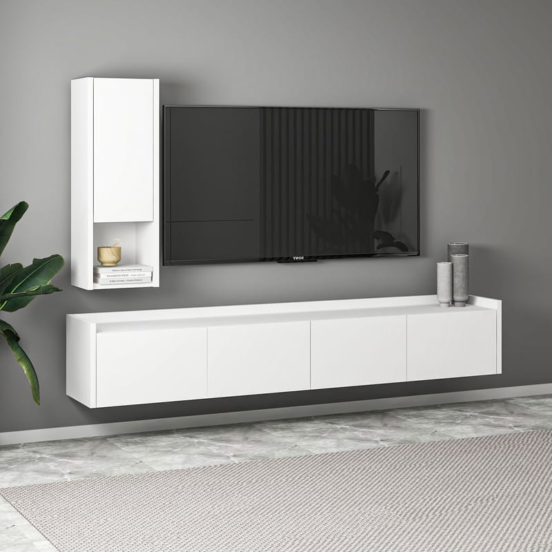 Semoure Tv-Bänk 160 cm - Möbler - Tv möbel & mediamöbel - TV bänk & mediabänk