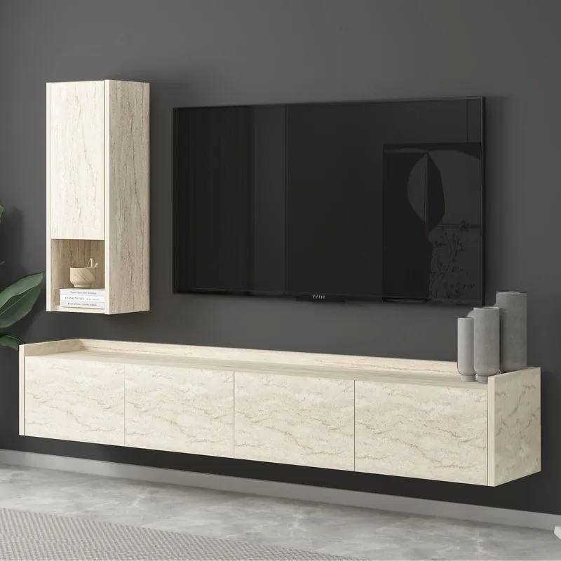 Semoure Tv-Bänk 160 cm - Möbler - Tv möbel & mediamöbel - TV bänk & mediabänk
