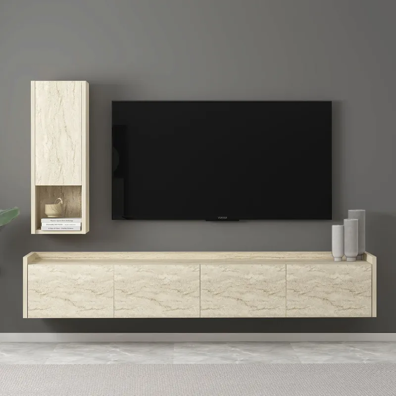 Semoure Tv-Bänk 160 cm - Möbler - Tv möbel & mediamöbel - TV bänk & mediabänk