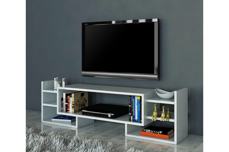 Semoure Tv-bänk 90 cm - Vit - TV bänk & mediabänk