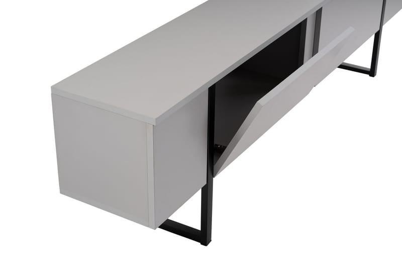Serenity Tv-bänk 180x30 cm - Grå/Svart - Möbler - Tv möbel & mediamöbel - TV bänk & mediabänk