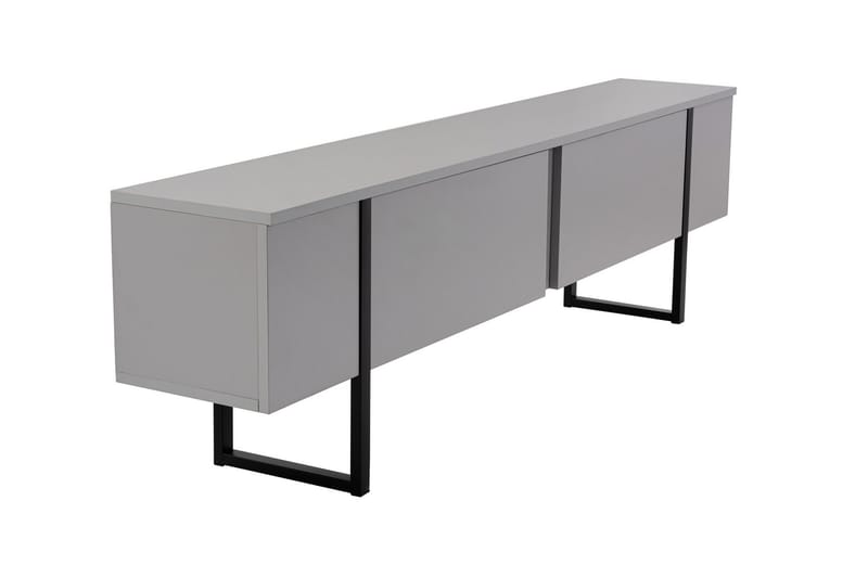 Serenity Tv-bänk 180x30 cm - Grå/Svart - Möbler - Tv möbel & mediamöbel - TV bänk & mediabänk