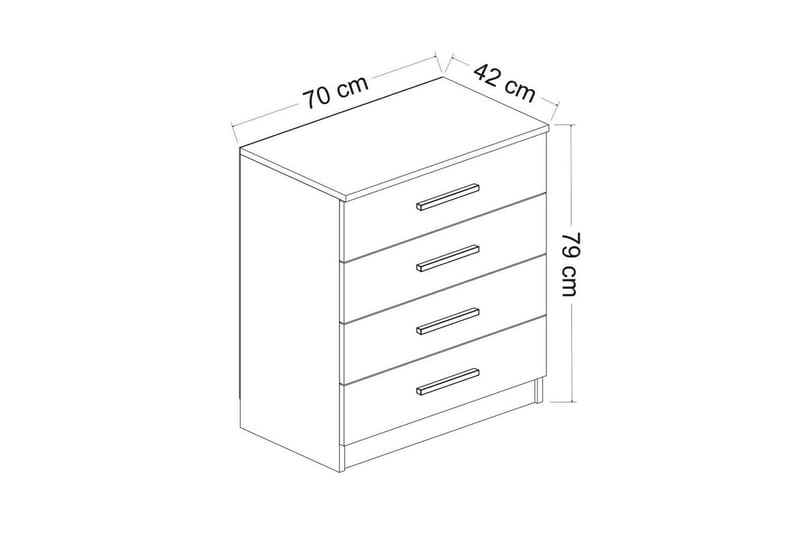 Serin Tv-skåp 70 cm - Vit - Möbler - Tv möbel & mediamöbel - TV skåp
