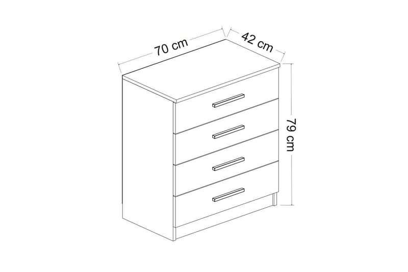Serin Tv-skåp 70 cm - Vit - Möbler - Tv möbel & mediamöbel - TV skåp