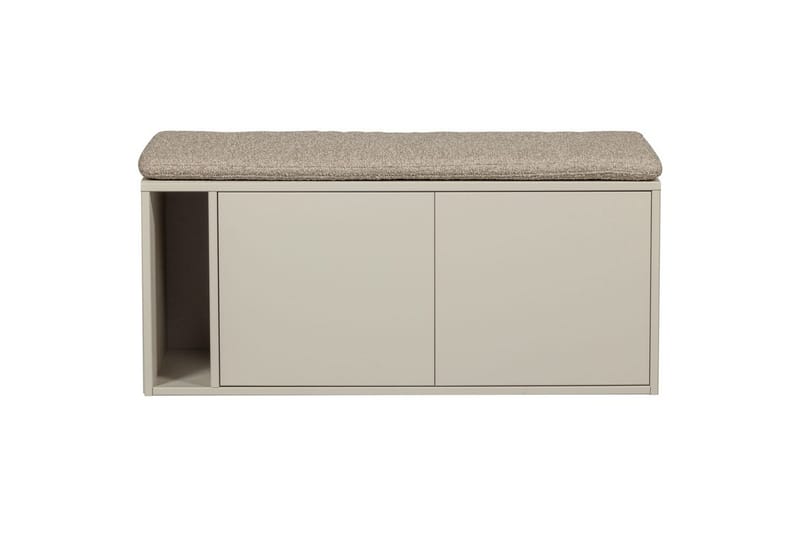 Settle Golvst ående Tv Bänk 108 cm med Förvaring i Furu - Beige - Möbler - Tv möbel & mediamöbel - TV bänk & mediabänk