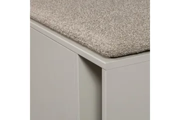 Settle Golvstående Tv Bänk 108 cm med Förvaring i Furu - Beige - Möbler - Tv möbel & mediamöbel - TV bänk & mediabänk