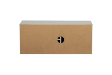 Settle Golvstående Tv Bänk 108 cm med Förvaring i Furu - Ljusbeige - Möbler - Tv möbel & mediamöbel - TV bänk & mediabänk