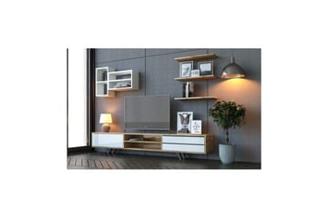 Seyra Tv-stativ 45 cm - Vit/Ek - Möbler - Tv möbel & mediamöbel - TV-möbelset
