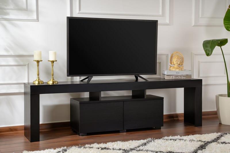 Shanah Tv-bänk 180x31 cm - Svart - Möbler - Tv möbel & mediamöbel - TV bänk & mediabänk