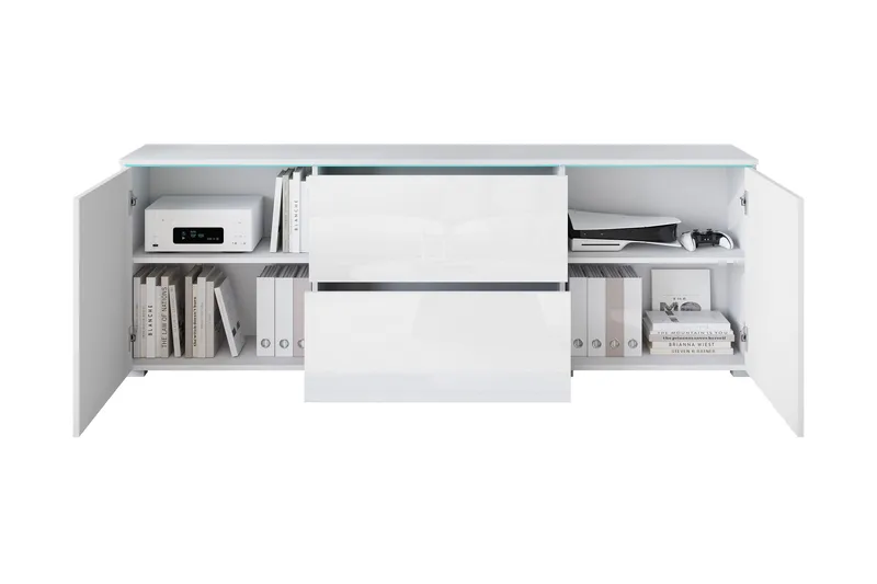 Sherie Tv-bänk 180 cm - Brun - Möbler - Tv möbel & mediamöbel - TV bänk & mediabänk