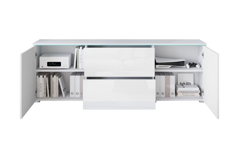 Sherie Tv-bänk 180 cm - Svart - Möbler - Tv möbel & mediamöbel - TV bänk & mediabänk