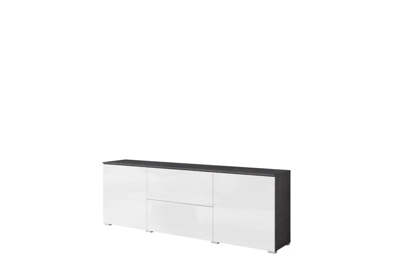 Sherie Tv-bänk 180 cm - Vit/Grå - Möbler - Tv möbel & mediamöbel - TV bänk & mediabänk