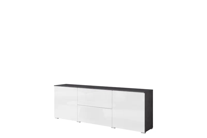 Sherie Tv-bänk 180 cm - Vit/Grå - Möbler - Tv möbel & mediamöbel - TV bänk & mediabänk