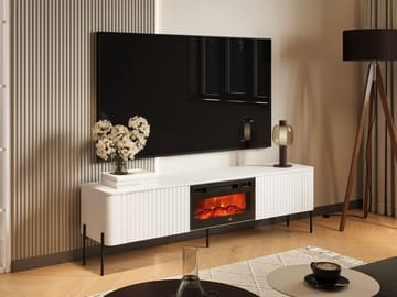 Sherie Tv-bänk 190 cm - Vit - Möbler - Tv möbel & mediamöbel - TV bänk & mediabänk