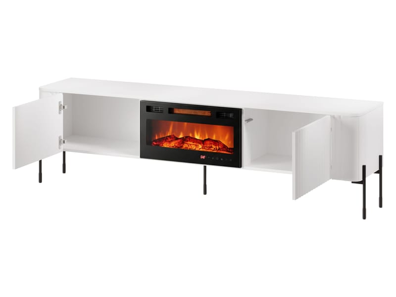 Sherie Tv-bänk 190 cm - Vit - Möbler - Tv möbel & mediamöbel - TV bänk & mediabänk