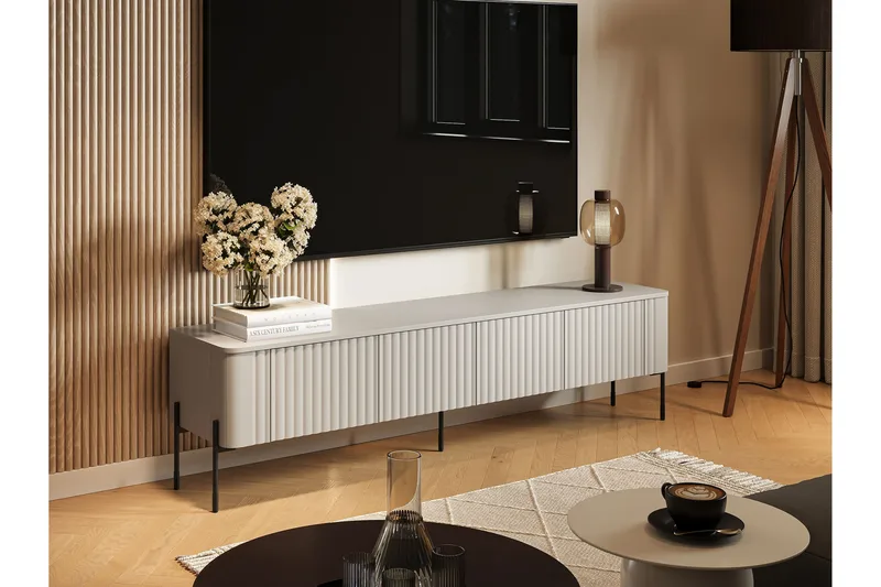 Sherie Tv-bänk 190x40 cm - Beige - Möbler - Tv möbel & mediamöbel - TV bänk & mediabänk