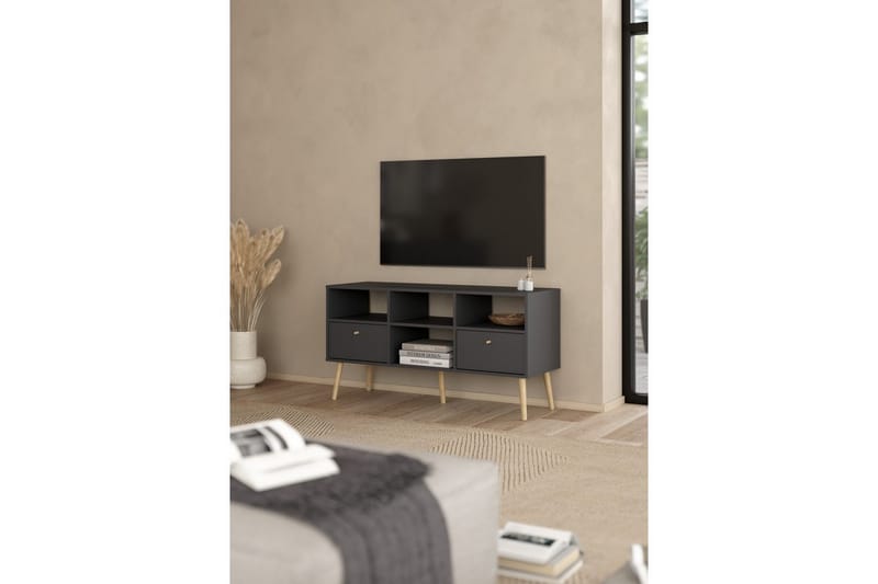 Shinta Tv-stativ 61 cm - Askgrå - Möbler - Tv möbel & mediamöbel - Mediastativ & väggfäste