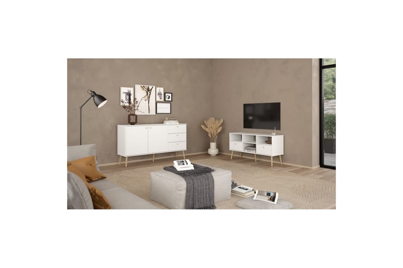 Shinta Tv-stativ 61 cm - Vit - Möbler - Tv möbel & mediamöbel - Mediastativ & väggfäste