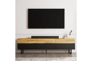 Sign Golvstående Tv-bänk 180 cm med Förvaring i Trä - Brun - Möbler - Tv möbel & mediamöbel - TV bänk & mediabänk
