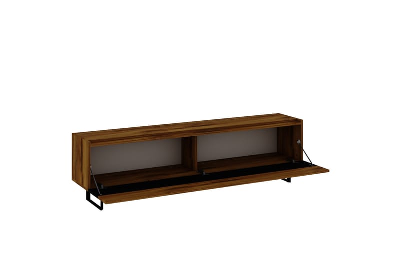 Sign Golvstående Tv-bänk 180 cm med Förvaring i Trä - Brun - Möbler - Tv möbel & mediamöbel - TV bänk & mediabänk