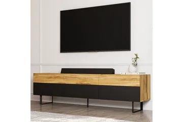 Sign Golvstående Tv-bänk 180 cm med Förvaring i Trä - Brun - Möbler - Tv möbel & mediamöbel - TV bänk & mediabänk