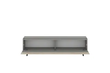 Sign Tv-bänk 180 cm - Grå/Travertin - Möbler - Tv möbel & mediamöbel - TV bänk & mediabänk