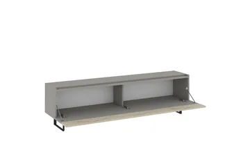 Sign Tv-bänk 180 cm - Grå/Travertin - Möbler - Tv möbel & mediamöbel - TV bänk & mediabänk