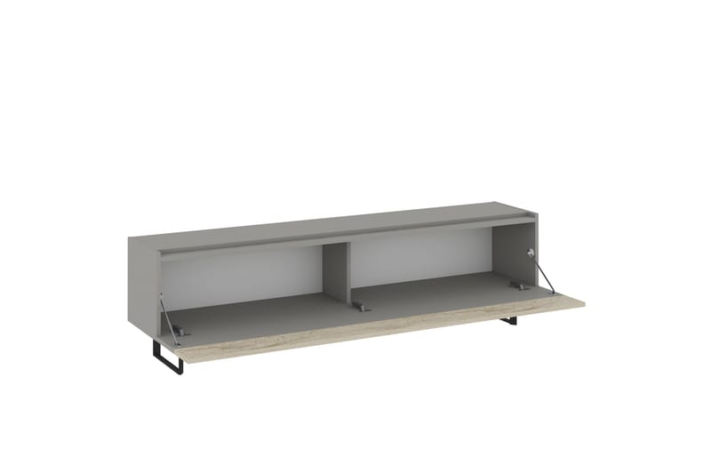 Sign Tv-bänk 180 cm - Grå/Travertin - Möbler - Tv möbel & mediamöbel - TV bänk & mediabänk