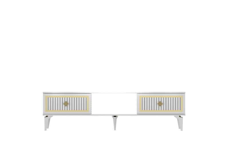 Sivaji Tv-bänk 150 cm - Guld/Vit - Möbler - Tv möbel & mediamöbel - TV bänk & mediabänk