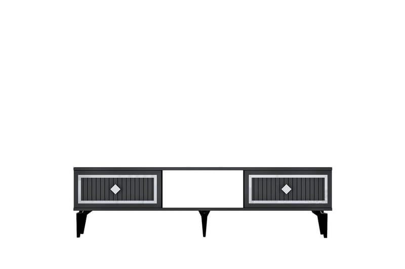 Sivaji Tv-bänk 150 cm - Silver/Antracit - Möbler - Tv möbel & mediamöbel - TV bänk & mediabänk