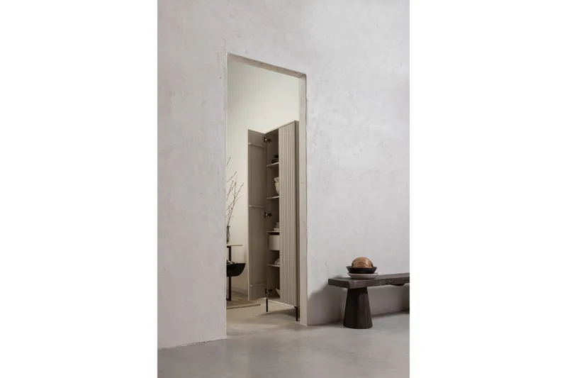 Skåp Ny Gravure - Beige - Förvaring - Skåp - Förvaringsskåp