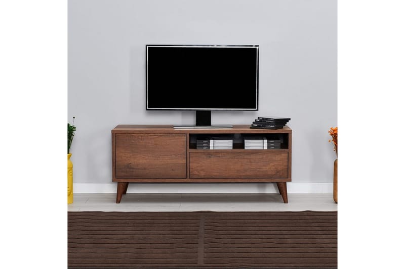 Sosan Tv-bänk 120 cm - Brun - Möbler - Tv möbel & mediamöbel - TV bänk & mediabänk