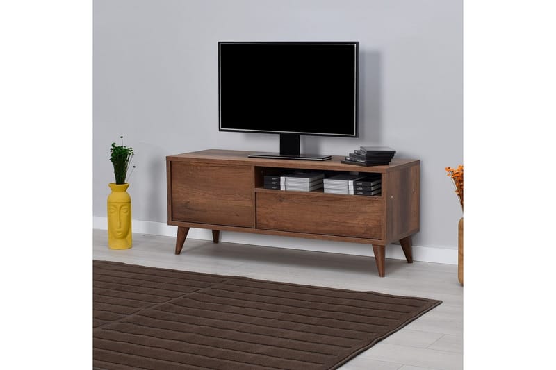 Sosan Tv-bänk 120 cm - Brun - Möbler - Tv möbel & mediamöbel - TV bänk & mediabänk