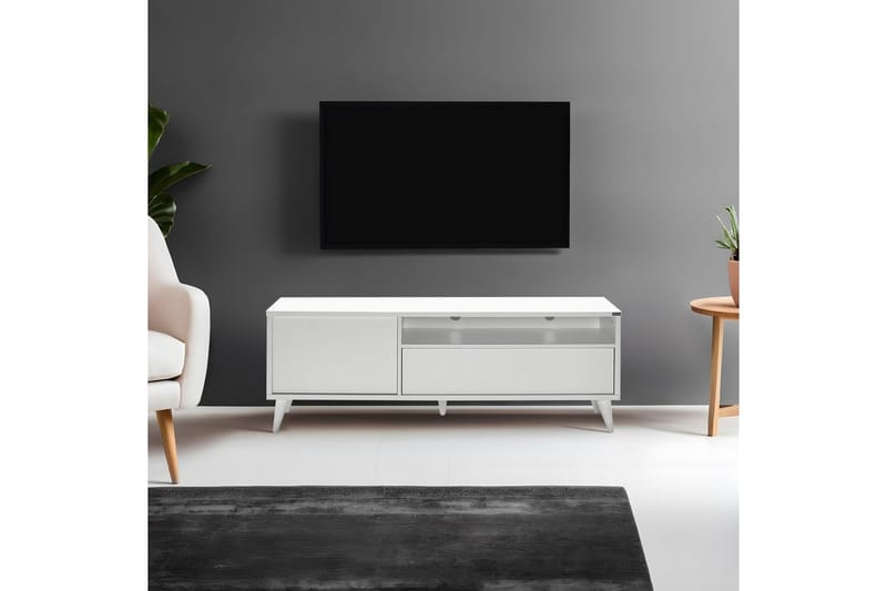 Sosan Tv-bänk 150 cm - Vit - Möbler - Tv möbel & mediamöbel - TV bänk & mediabänk