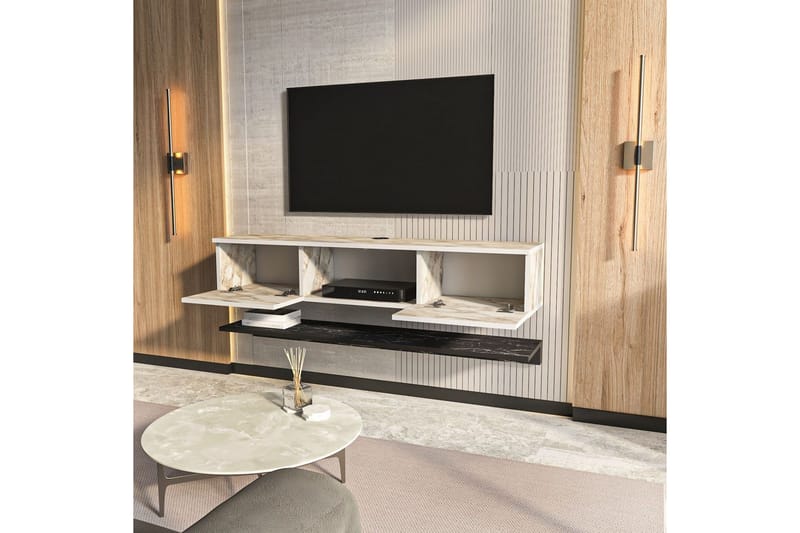 Sovric Tv-bänk 140 cm - Vit - Möbler - Tv möbel & mediamöbel - TV bänk & mediabänk