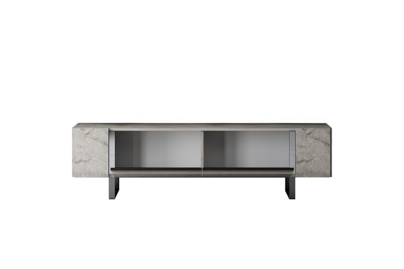 Sozi Tv-bänk 180 cm - Silver/Grå - Möbler - Tv möbel & mediamöbel - TV bänk & mediabänk