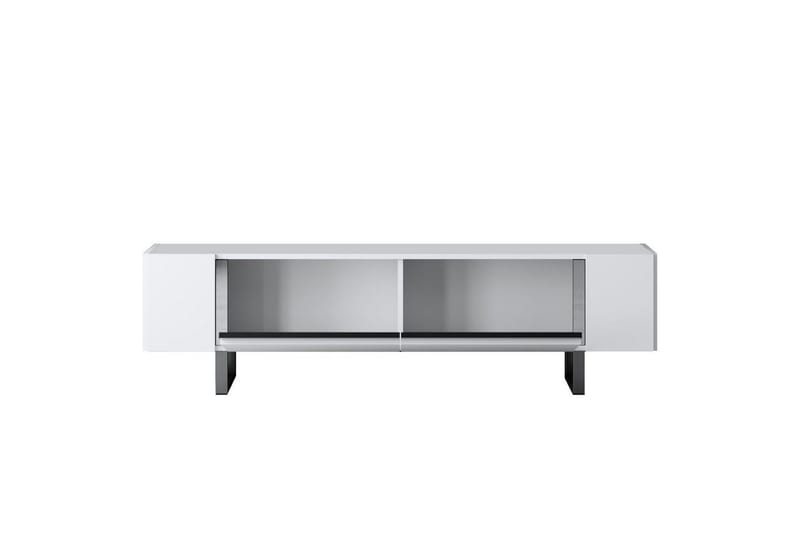 Sozi Tv-bänk 180 cm - Vit/Silver - Möbler - Tv möbel & mediamöbel - TV bänk & mediabänk