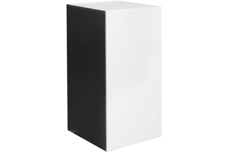 Stående hylla Wohnling melaminbelagd spånskiva med förvaringsutrymme, modern stil Vit, svart - Vit, svart - Förvaring - Hylla - Vägghylla