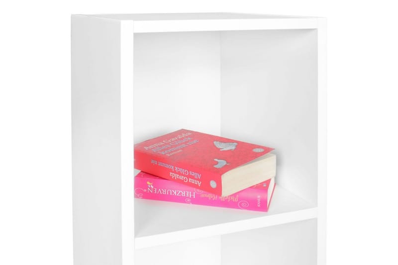 Stående hylla Wohnling melaminbelagd spånskiva med förvaringsutrymme, modern stil Vit - Vit - Förvaring - Hylla - Hyllplan & hyllkonsol