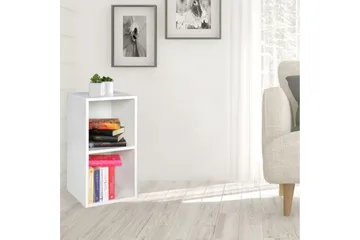 Stående hylla Wohnling melaminbelagd spånskiva med förvaringsutrymme, modern stil Vit - Vit - Förvaring - Hylla - Vägghylla