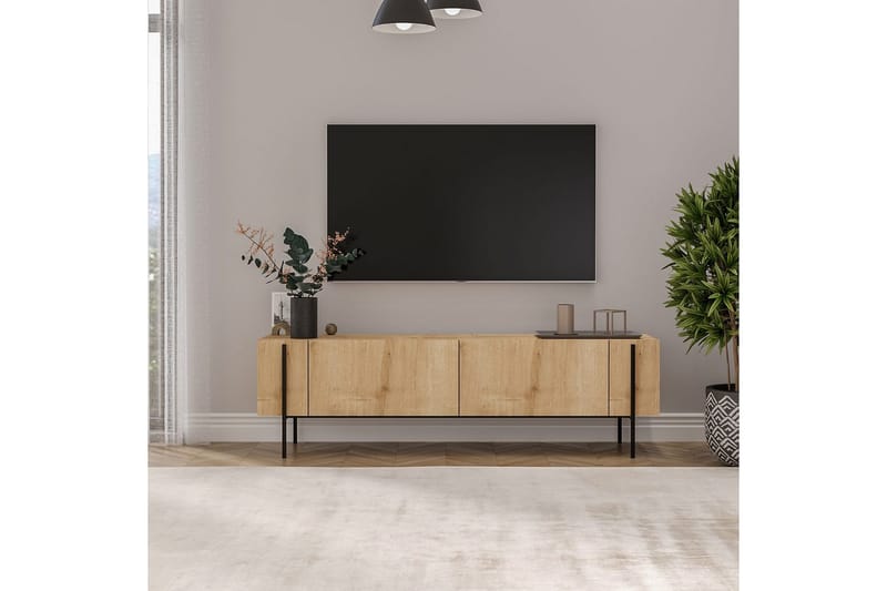 Stira Tv-bänk 160 cm - Natural - Möbler - Tv möbel & mediamöbel - TV bänk & mediabänk