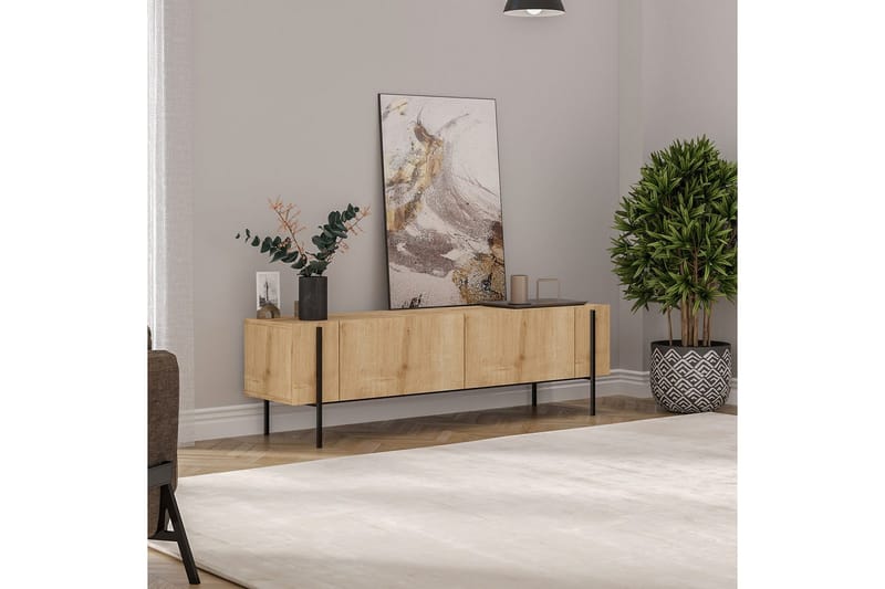 Stira Tv-bänk 160 cm - Natural - Möbler - Tv möbel & mediamöbel - TV bänk & mediabänk