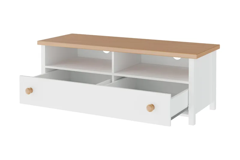 Storys Tv-bänk 120x42 cm - Vit - Möbler - Tv möbel & mediamöbel - TV bänk & mediabänk