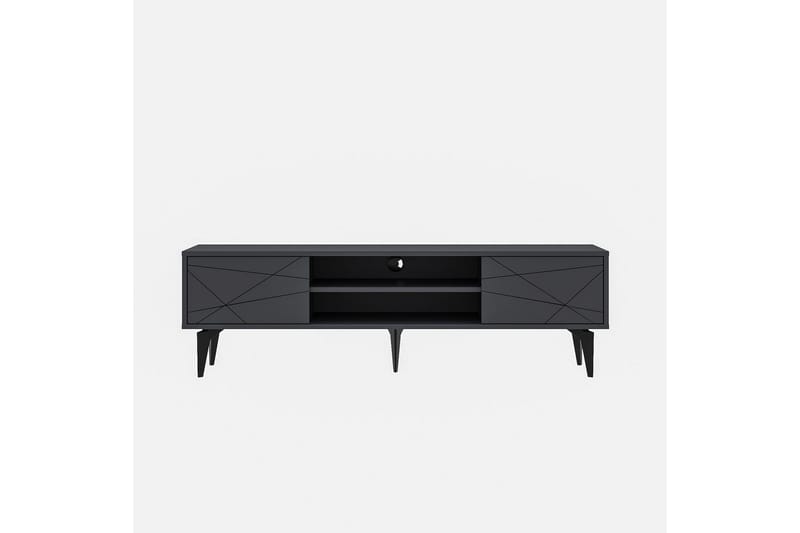 Sudama Tv-bänk 160 cm - Antracit - Möbler - Tv möbel & mediamöbel - TV bänk & mediabänk