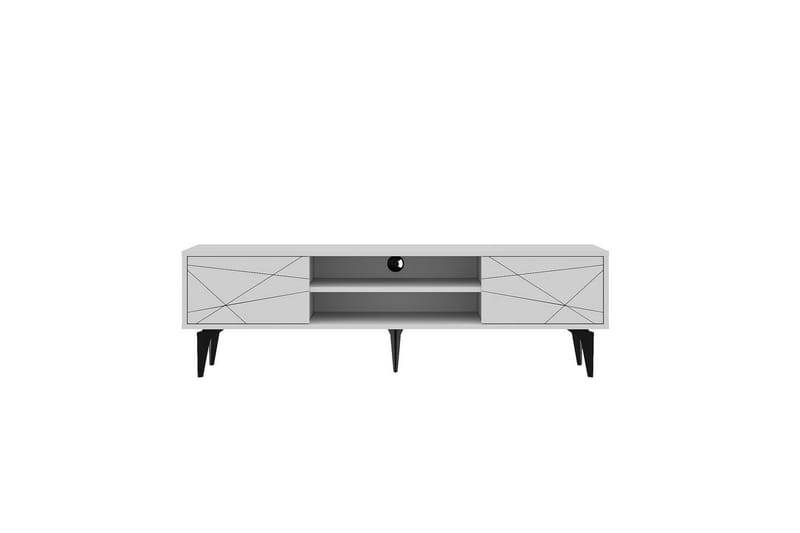 Sudama Tv-bänk 160 cm - Vit - Möbler - Tv möbel & mediamöbel - TV bänk & mediabänk