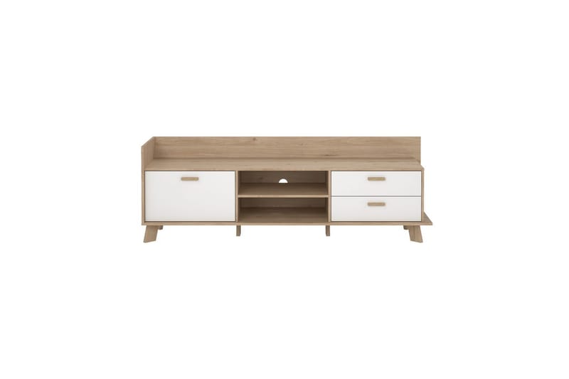 Sumita Tv-bänk 182 cm - Vit/Natur - Möbler - Tv möbel & mediamöbel - TV bänk & mediabänk