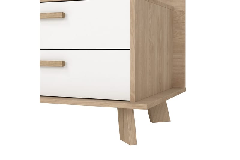 Sumita Tv-bänk 182 cm - Vit/Natur - Möbler - Tv möbel & mediamöbel - TV bänk & mediabänk