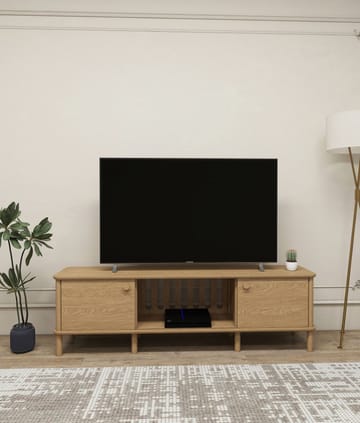 Sunira TV-bänk 180 cm - Ek - Möbler - Tv möbel & mediamöbel - TV bänk & mediabänk