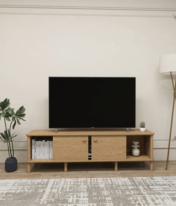 Sunira TV-bänk 180 cm - Ek - Möbler - Tv möbel & mediamöbel - TV bänk & mediabänk