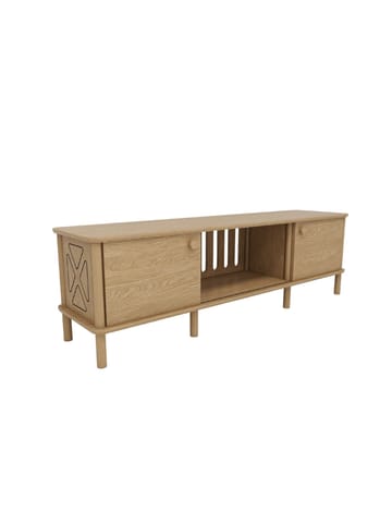 Sunira TV-bänk 180 cm - Ek - Möbler - Tv möbel & mediamöbel - TV bänk & mediabänk